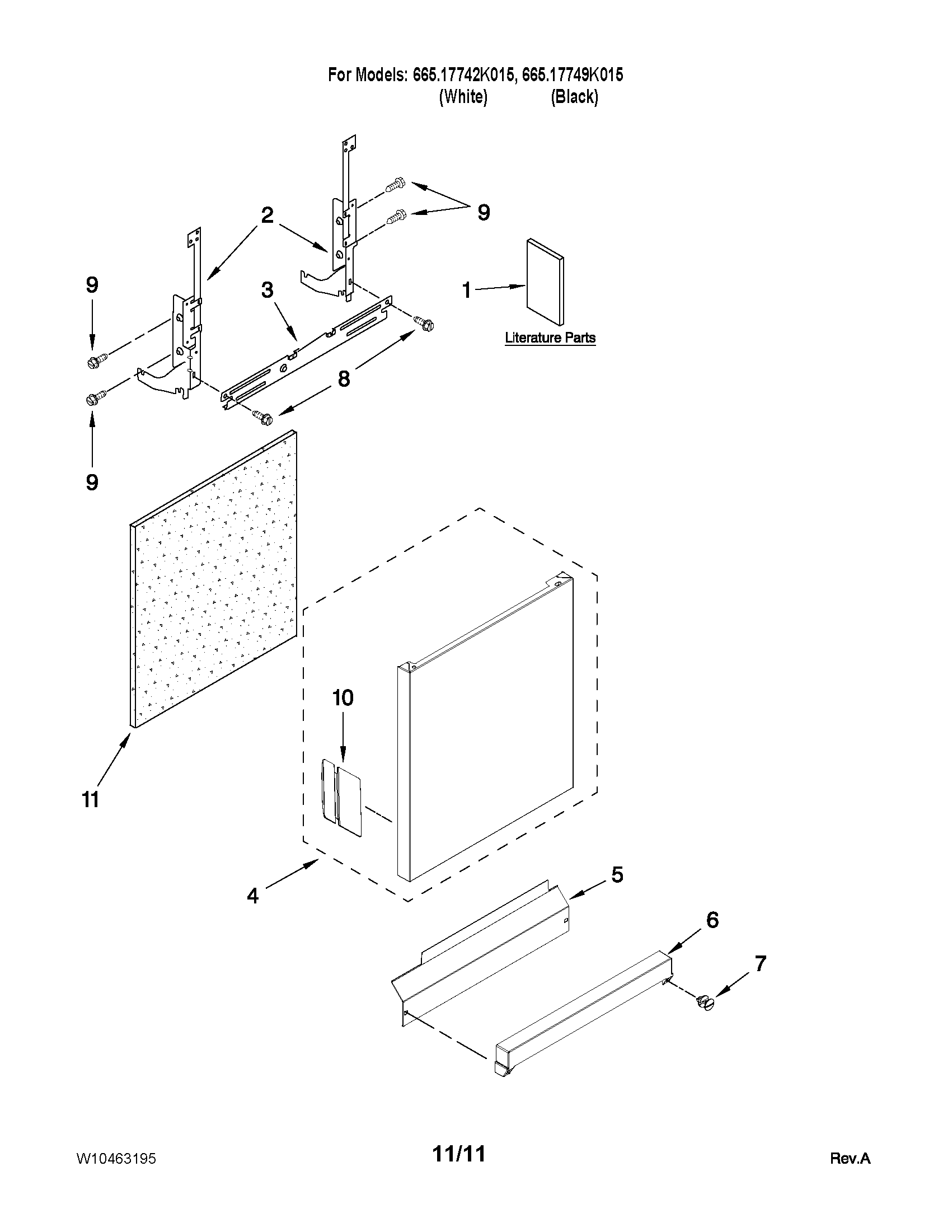 Door and panel parts