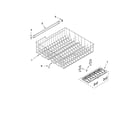 Kenmore 66515023K112 upper rack and track parts diagram