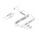 Control panel and latch parts