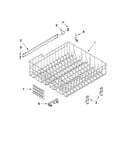 Upper rack and track parts