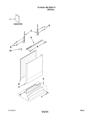 Door and panel parts