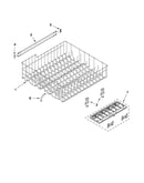 Upper rack and track parts