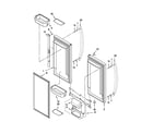 Kenmore 10672009010 refrigerator door parts diagram