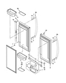 Refrigerator door parts