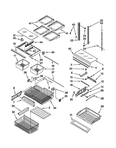 Shelf parts