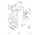 Kenmore 59679549013 cabinet parts diagram
