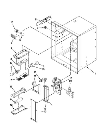 Refrigerator liner parts