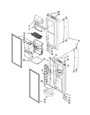 Refrigerator door parts