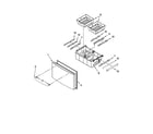 Kenmore 59679549013 freezer door parts diagram