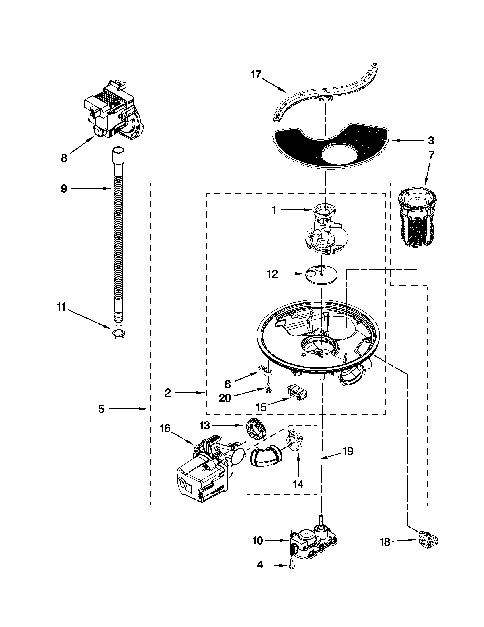 Pump and motor parts