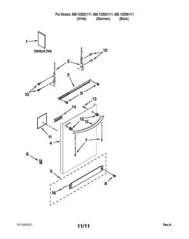 Door and panel parts