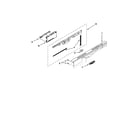 Kenmore 66513282K111 control panel and latch parts diagram