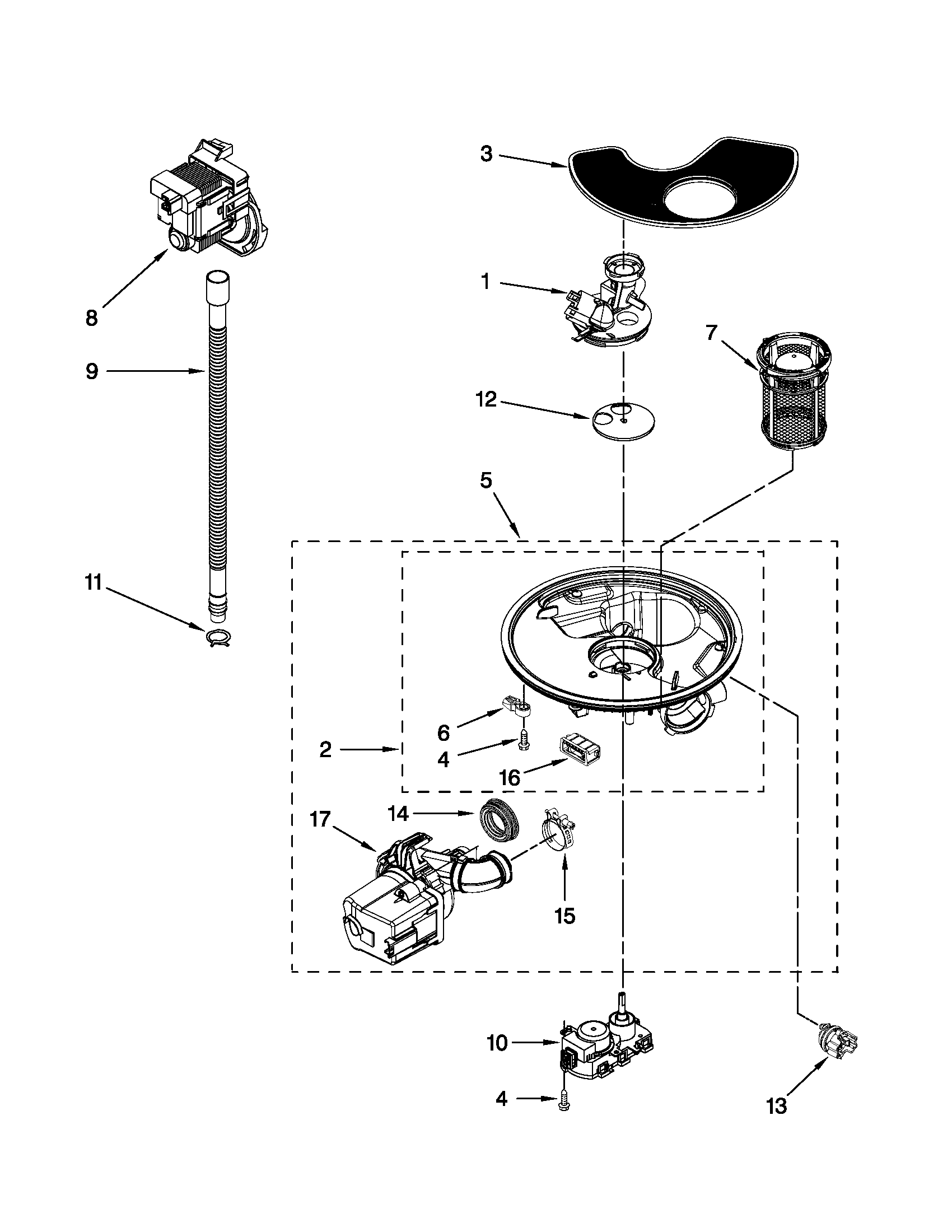 Pump and motor parts