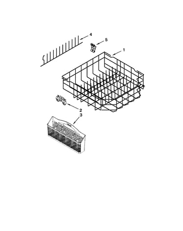 Lower rack parts