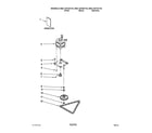 Kenmore 66514732110 motor and drive parts diagram