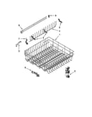 Upper rack and track parts