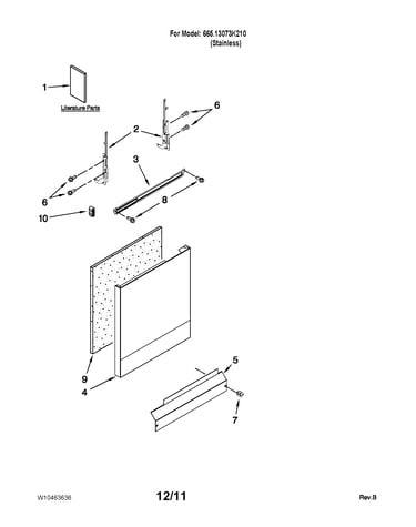 Door and panel parts