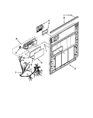 Inner door parts