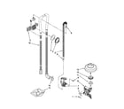Kenmore Elite 66513969K015 fill, drain and overfill parts diagram