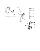 Motor and ice container parts