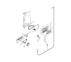 Kenmore Elite 10651142112 dispenser front parts diagram