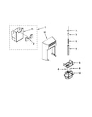 Motor and ice container parts