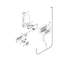 Kenmore Elite 10651182112 dispenser front parts diagram
