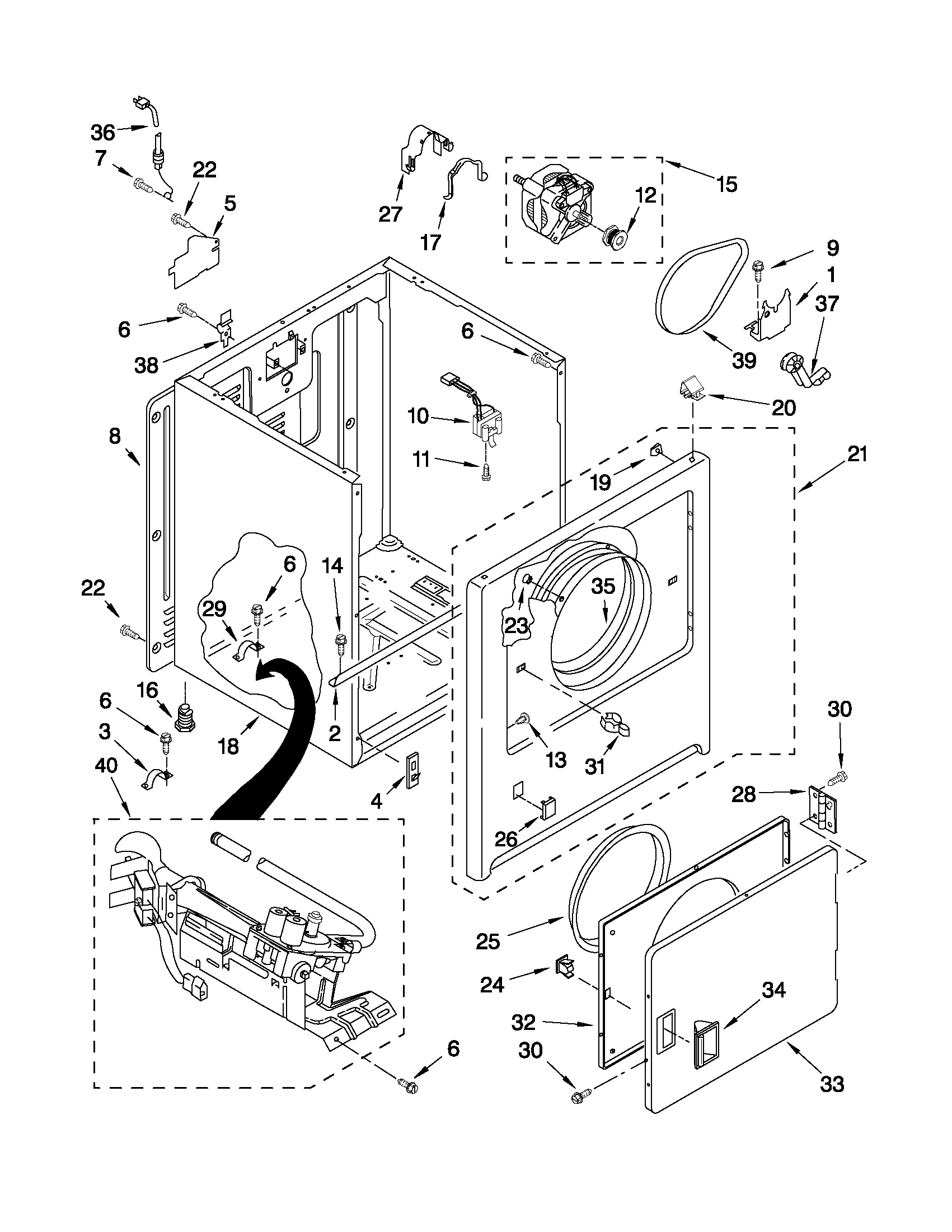 Cabinet parts