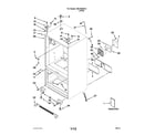 Kenmore 59679542014 cabinet parts diagram