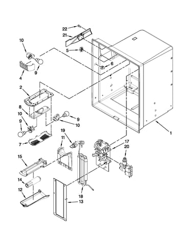 Refrigerator liner parts