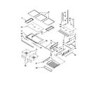 Kenmore 59679542014 shelf parts diagram