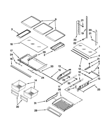Shelf parts