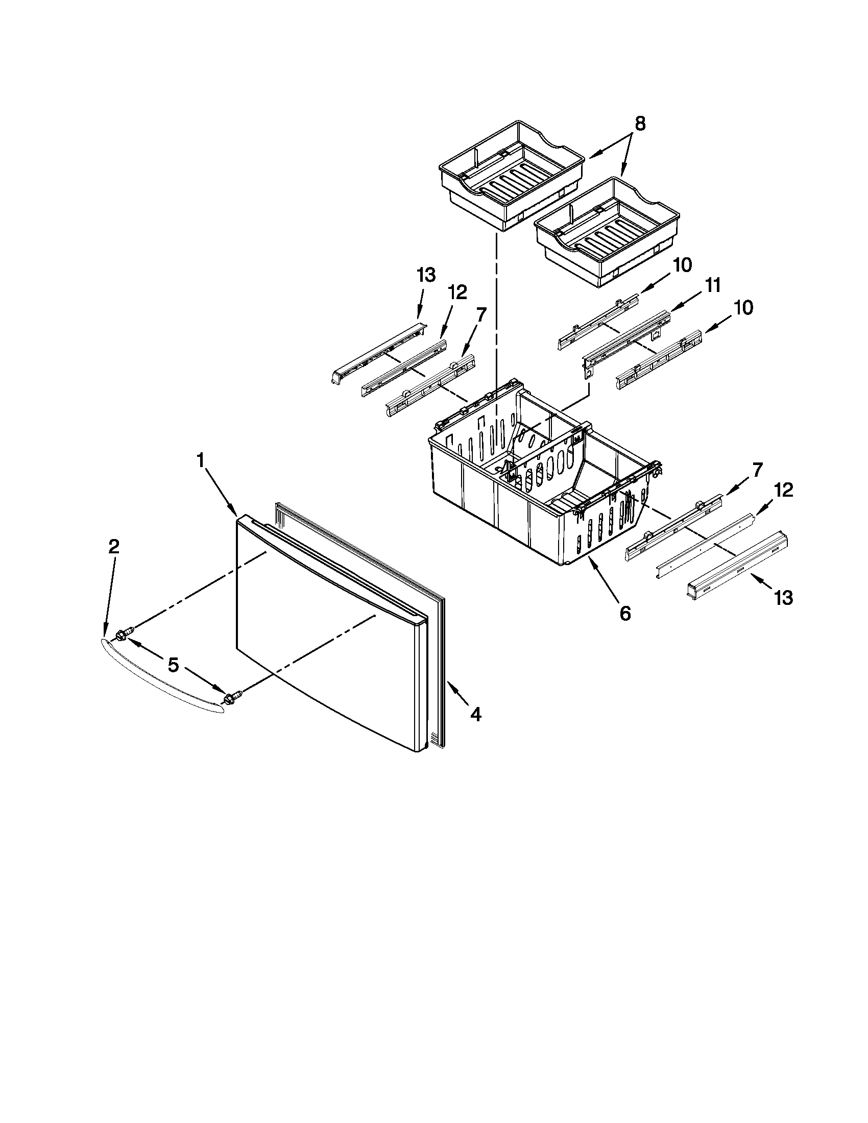 FREEZER DOOR PARTS