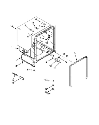 Tub and frame parts
