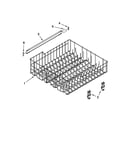 Upper rack and track parts