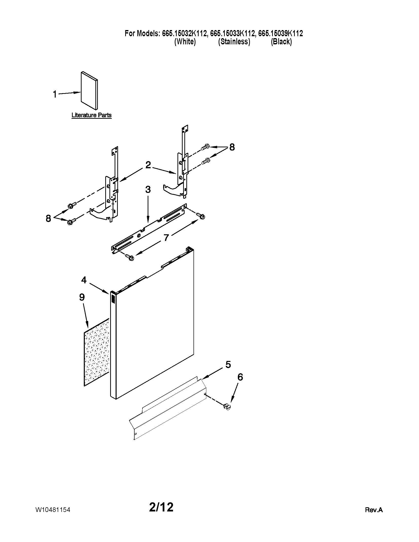 Door and panel parts