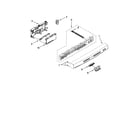 Kenmore 66515033K112 control panel and latch parts diagram