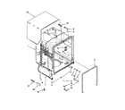 Kenmore 66515032K112 tub and frame parts diagram