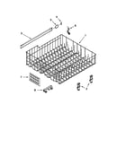 Upper rack and track parts