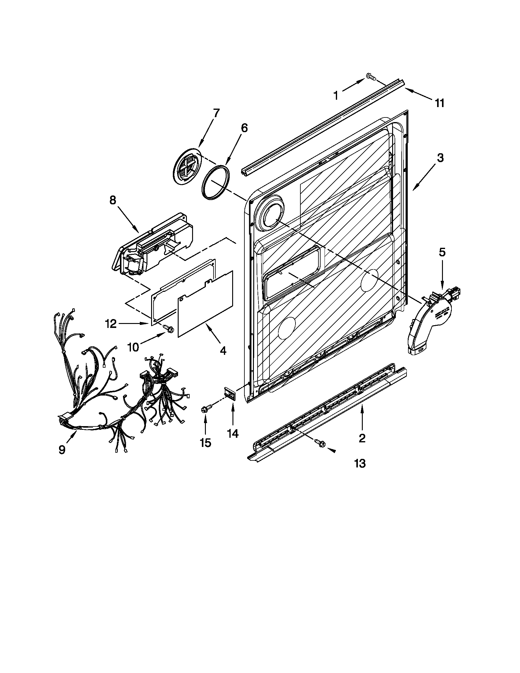 Inner door parts