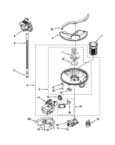 Pump and motor parts