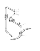 Upper wash and rinse parts
