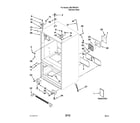 Kenmore 59679543015 cabinet parts diagram