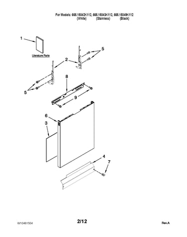 Door and panel parts