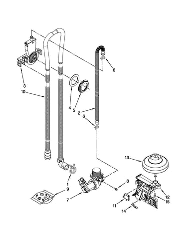 Fill, drain, and overfill parts