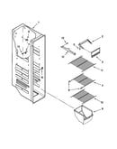 Freezer liner parts