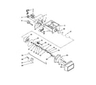 Kenmore 10650212011 motor and ice container parts diagram