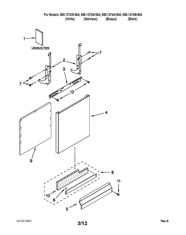 Door and panel parts