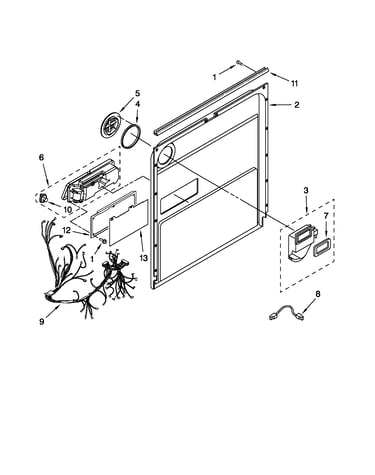 Inner door parts