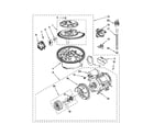 Kenmore 66513749K604 pump and motor parts diagram